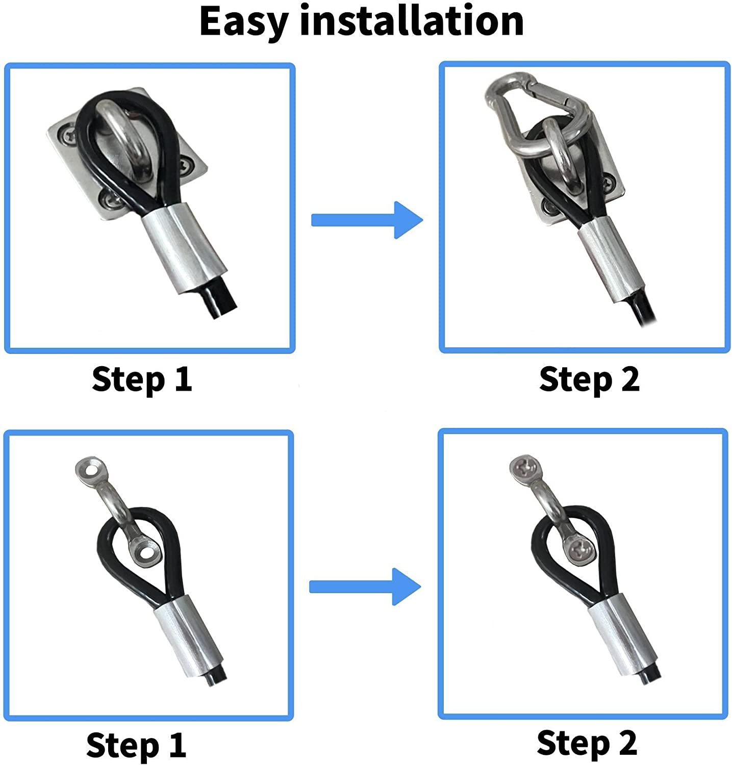 Metal Universal Lid Lock for Outdoor Garbage Cans  -Trash Can Lid Lock