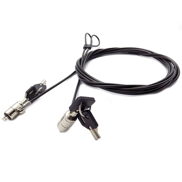 6ft Universal Security Cable Chain Lock with 2 keys For All Laptop Netbook for safety