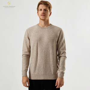 New Product Crew Neck 100% Merino Wool Knitted Designer Men's Sweaters Pullover Pure Wool Sweater