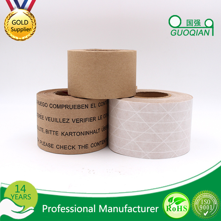 Good Strong Adhesive Fiberglass Reinforced Security Kraft Paper Tape