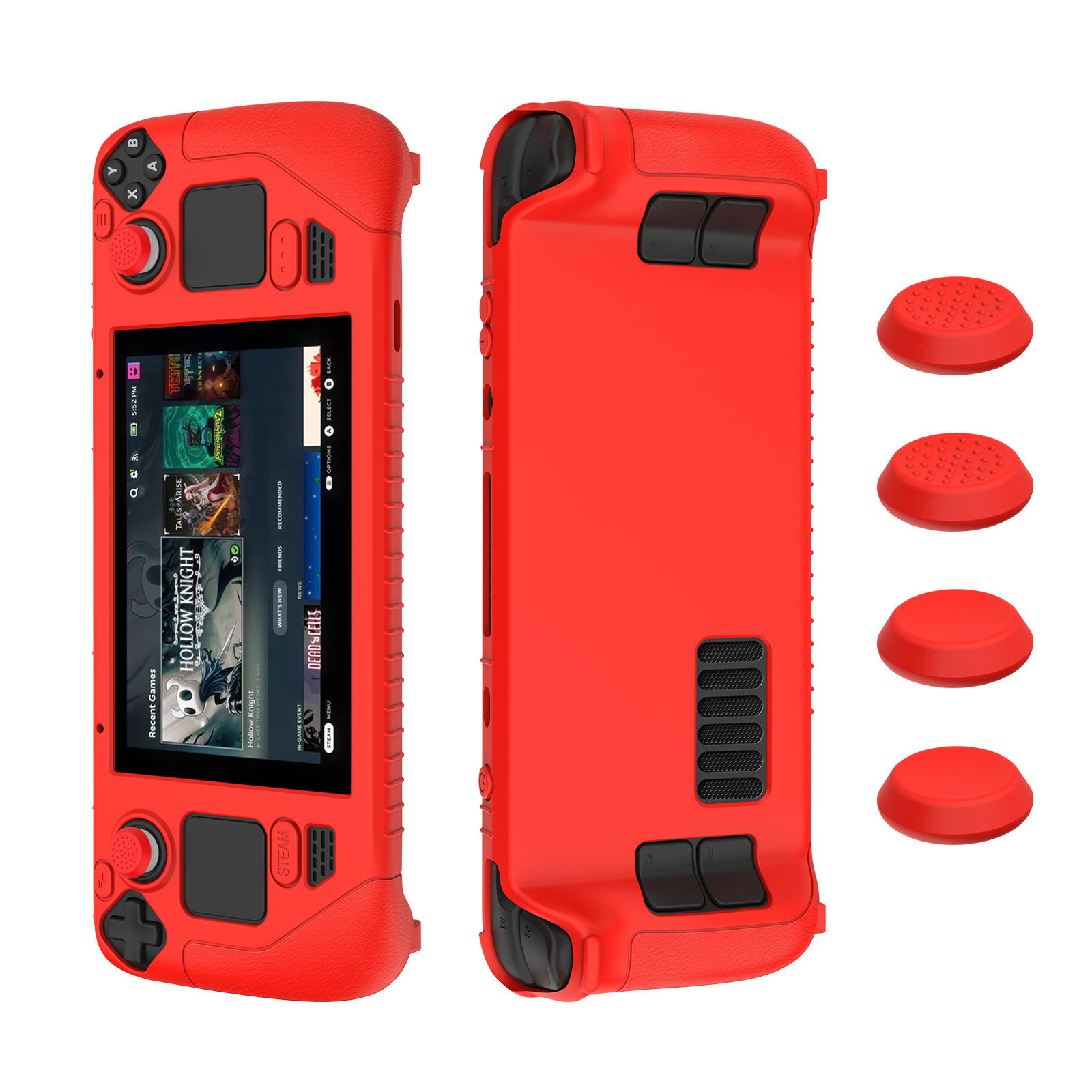 Soft Cover Skin Shell Silicone Accessories Protective Case With Rocker Caps For Steam Deck