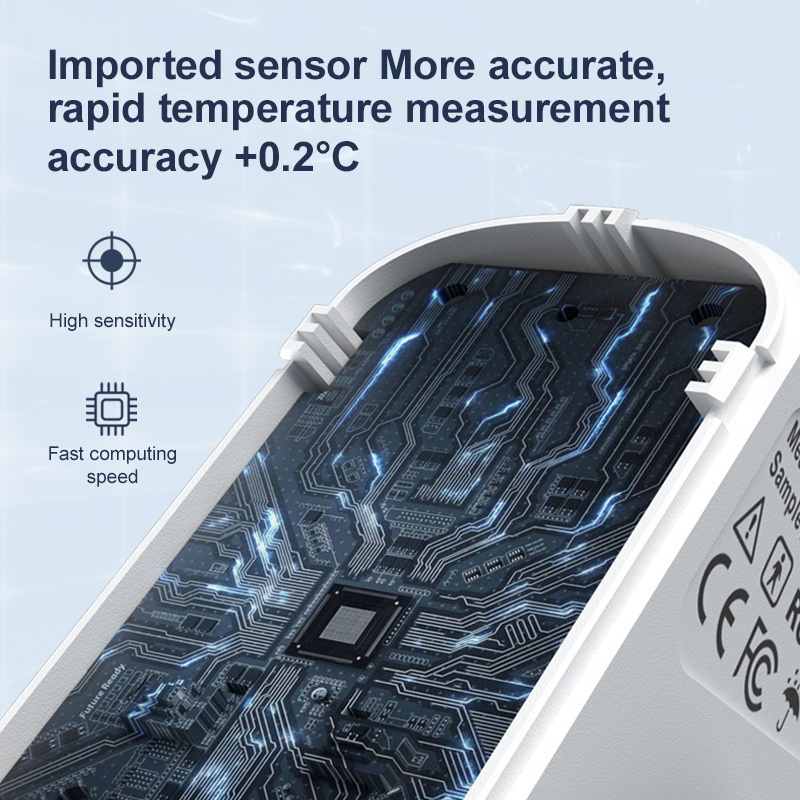 Temperature measuring instrument  with high precision which can switch between human and object modes HT658