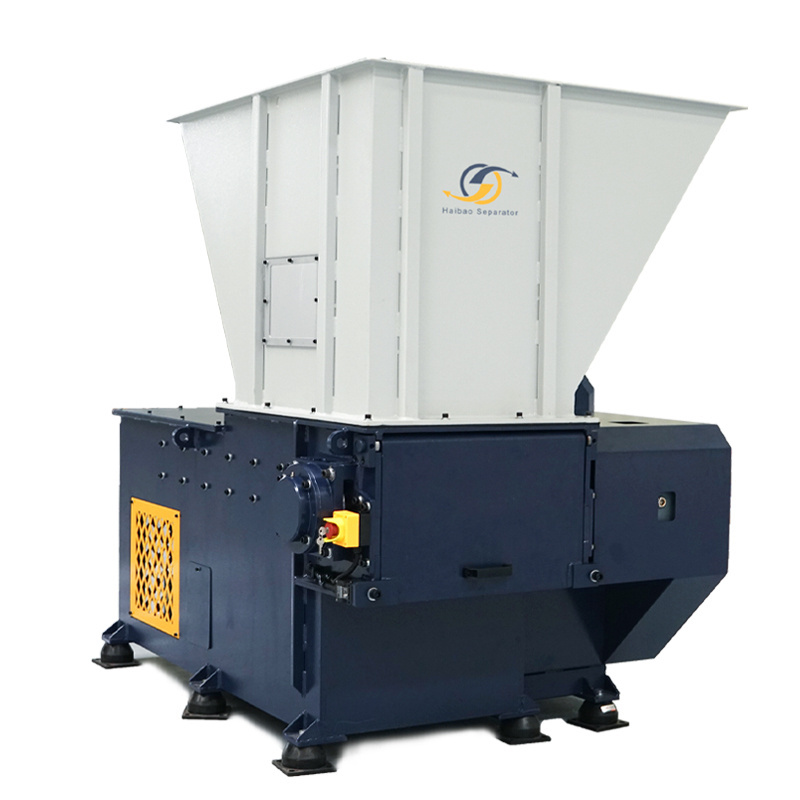 2.5T/H Double shaft crusher Suitable for crushing Plastic/ E-waste/ Metal/ Wood/ Scrap Tire