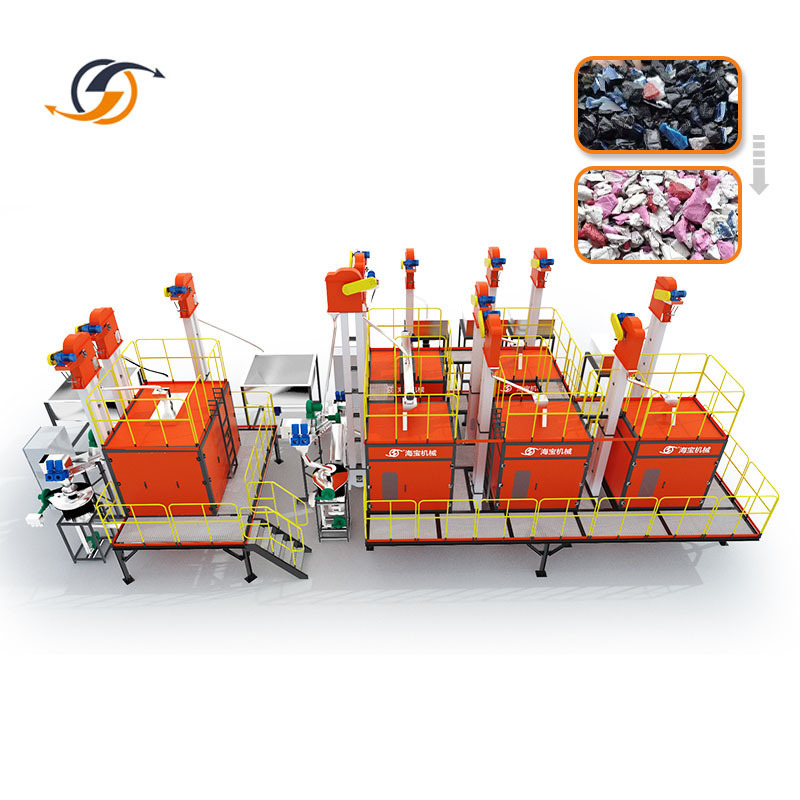 Factory price plastic recycling Electrostatic Separator Plastic Metal Separating Machine for Solid waste sorting