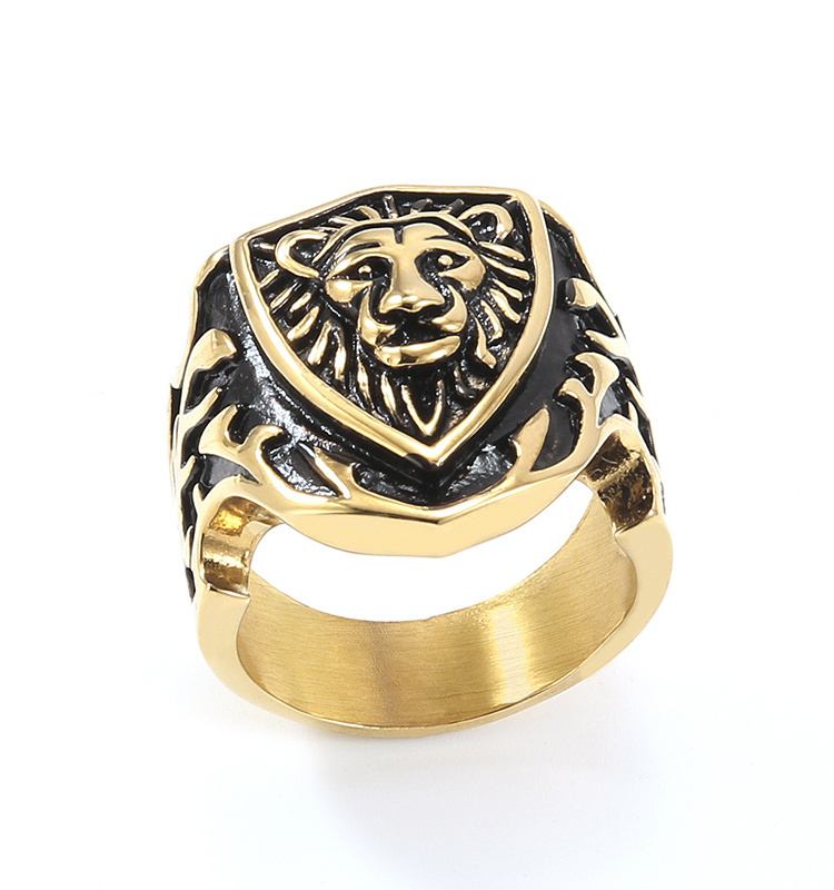 2022 Wholesale China Manufacturer Vendor High Quality Fashion Stainless Steel Men Vintage Rings