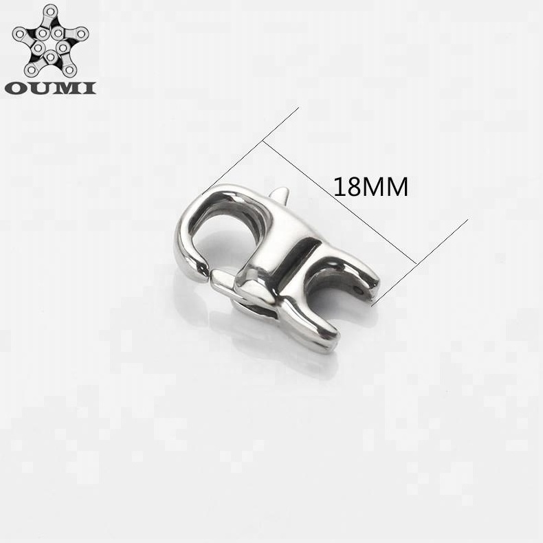 OUMI jewelry necklace clasp 12mm 14mm 16mm 18mm bronze alloy metal large lobster claw snap hook