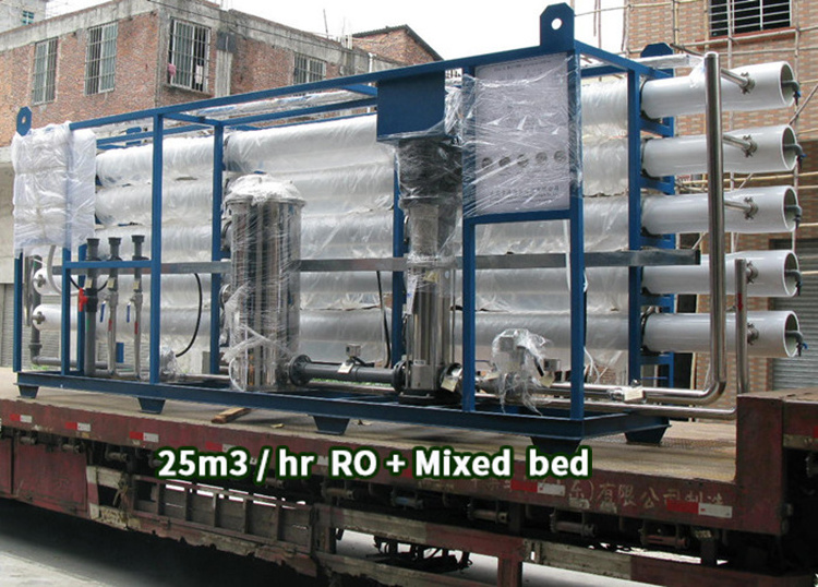 Mixed bed ion exchanger ion exchange systems  cation anion dural bed DI water machine water deionizer machine system plant