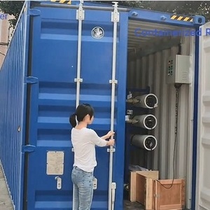 Mobile water purification solar water treatment machines purification systems containerized mobile sea water treatment plant