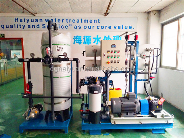 Watermaker seawater water desalination unit boat desalinator desalination plant for boat sale salt water