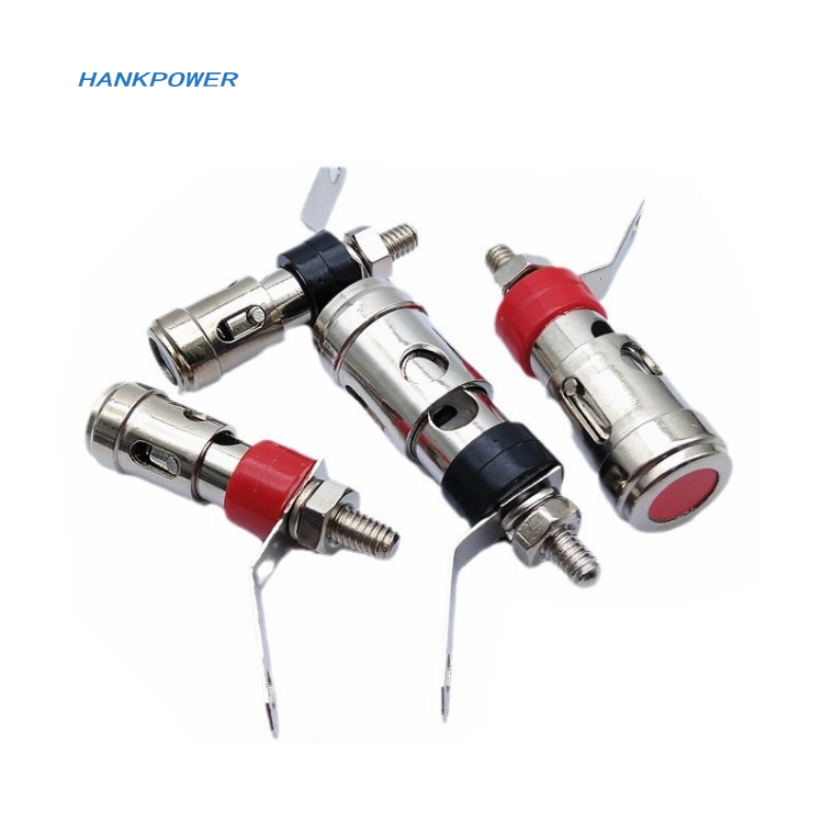 High Quality Silver Nickel Plating Speaker Terminal Spring Loaded Binding Post