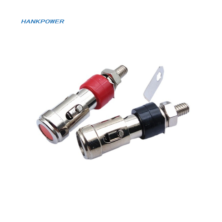 High Quality Silver Nickel Plating Speaker Terminal Spring Loaded Binding Post