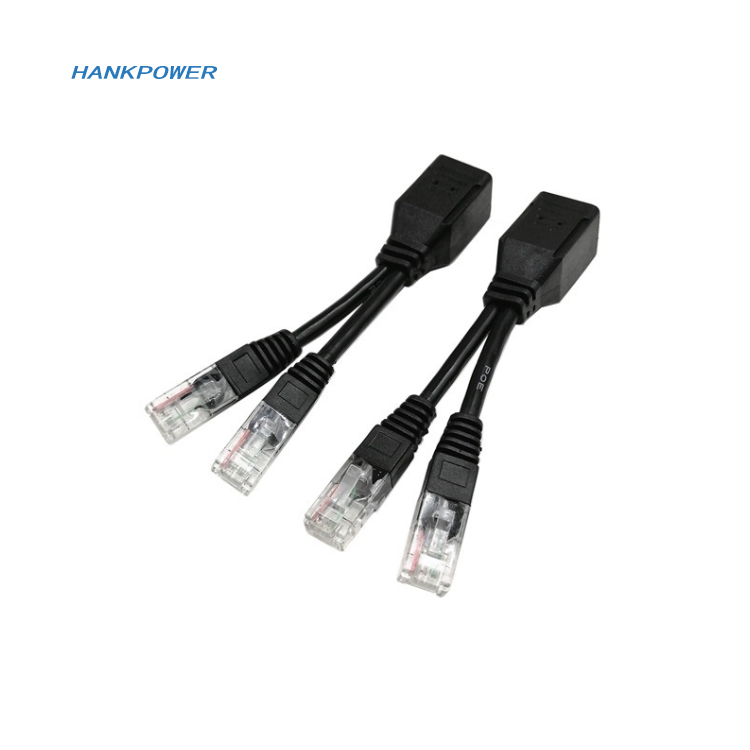 Customize Available UPOE Cable Kit POE Adapter Cable Connectors Passive Power Cable RJ45 Splitter Combiner