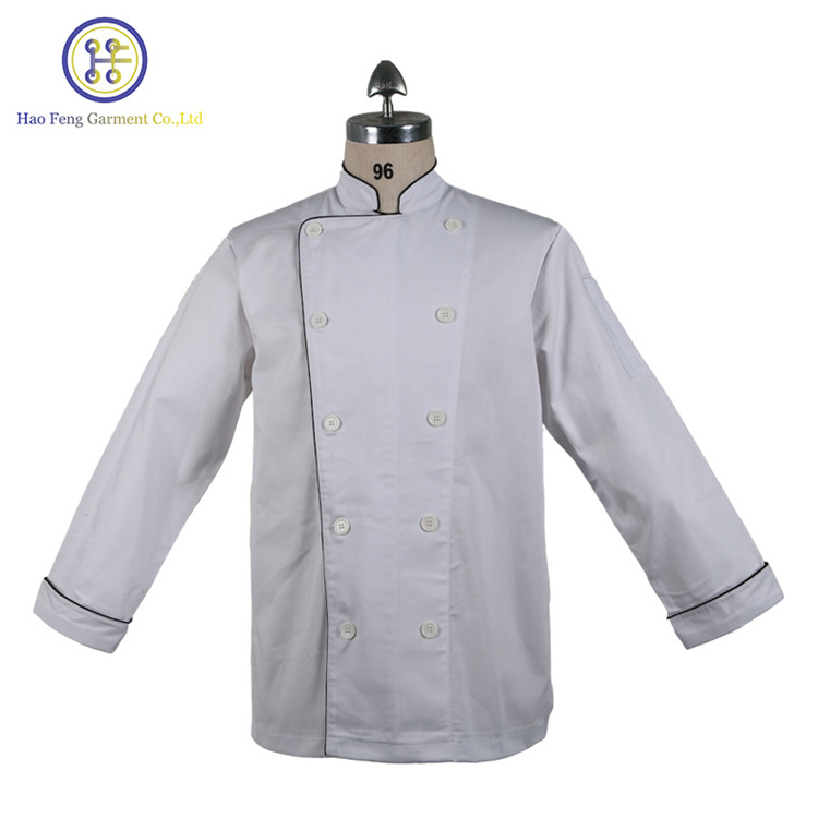 New Italian Design Long Sleeve Executive Coat Chef Uniform