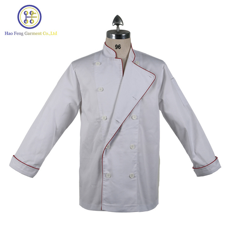 New Italian Design Long Sleeve Executive Coat Chef Uniform