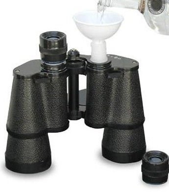 Drinking binocular flasks: Cleverly Disguised Adult Beverage Holder