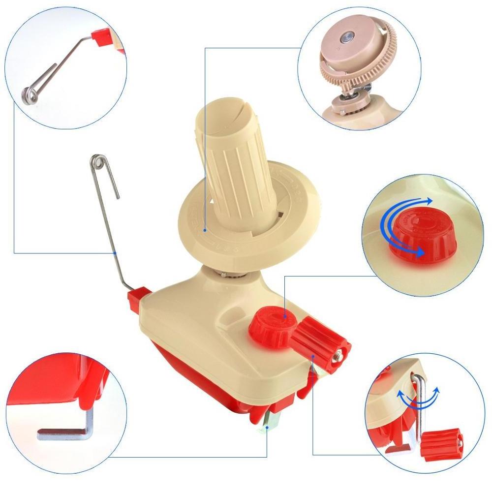 Knit Picks Yarn Ball Winder Hand Operated Manual Wool Winder Holder for Swift Yarn