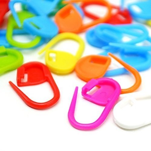 1000Pcs Mix Color Crochet Locking Stitch Markers Stitch Needle Clip Knitting Crochet Markers