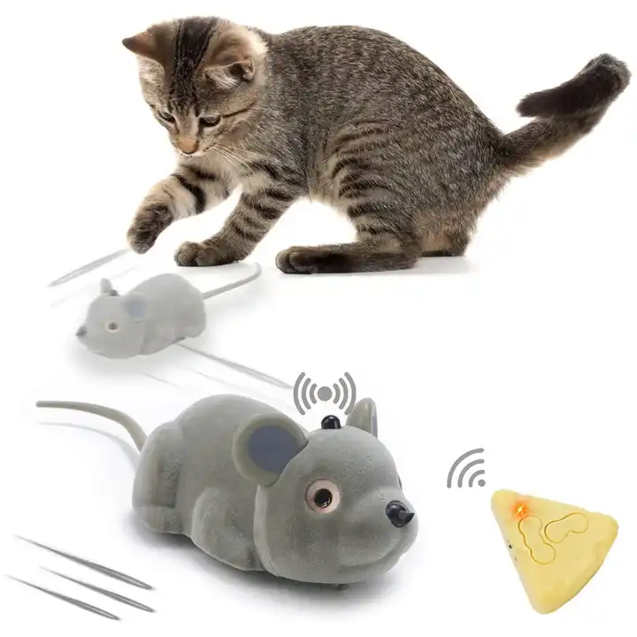 Hot Selling Soft Cute Pet Cat Colorful Small Fun Interactive Plush Mice Toys Mouse Toys For Indoor Cats With Catnip