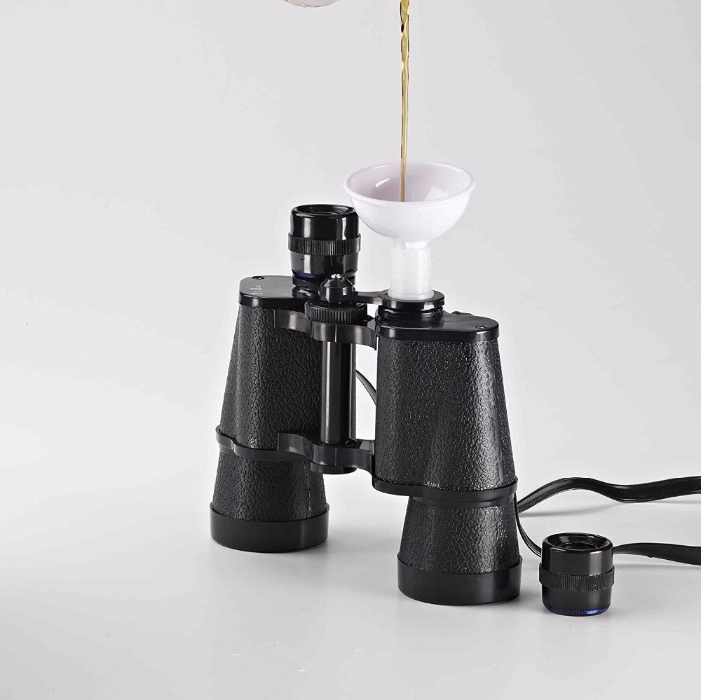 Drinking binocular flasks: Cleverly Disguised Adult Beverage Holder