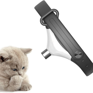 Amazon New USB Rechargeable Wearable Laser Collar Cat Toy Led Light Interactive Toy Laser Toy