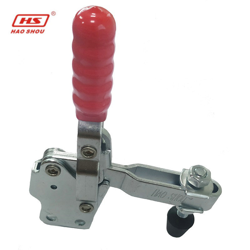 HS-12135 force 227Kg/500Lbs Short U-Bar Quick Release Straight Base Vertical Toggle Clamp (Similar to 207-UB)