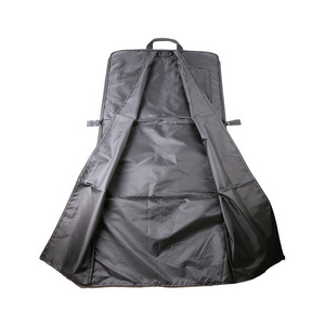 Black Garment Suit Bags for Travel Breathable Dresses Cover Bag Window Holder for Dress Coat