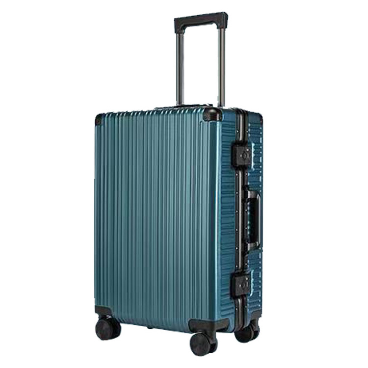 Large Travel Luggage Durable Made Stainless Steel Abs Rod Aluminum Frame Luxury Suitcase