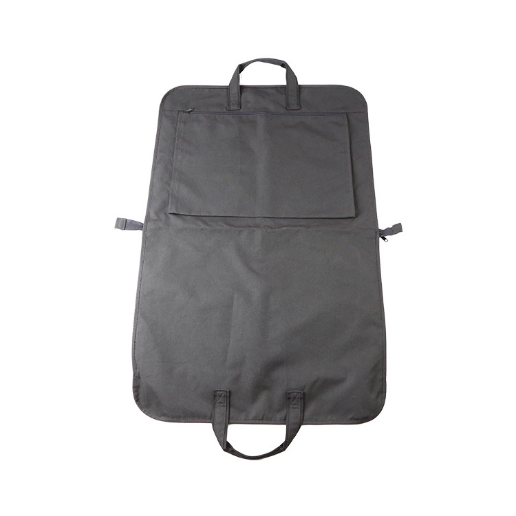 Black Garment Suit Bags for Travel Breathable Dresses Cover Bag Window Holder for Dress Coat