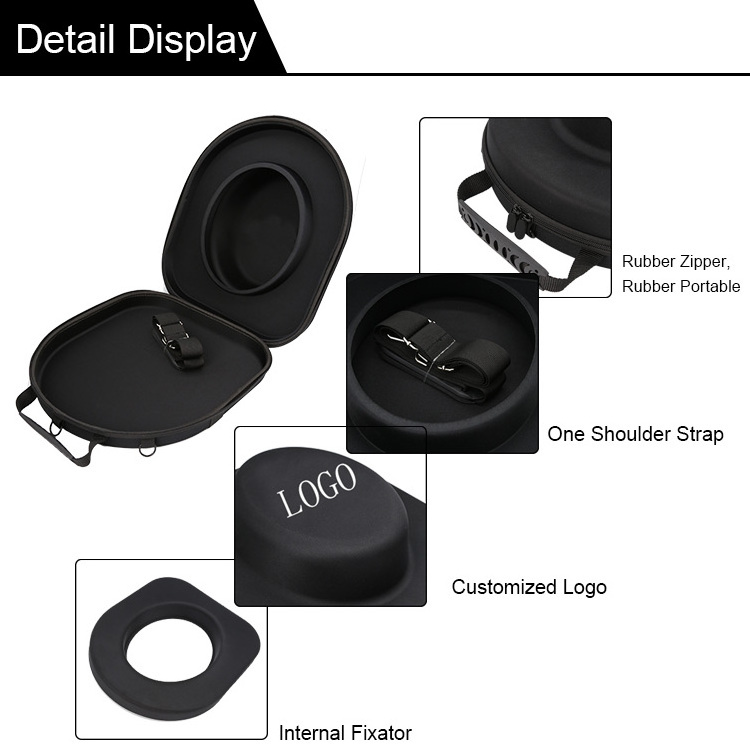 Custom Protective Eva Travel Carrying Baseball Cap Case Carrier Storage Hat Carrier Case Travel Fedora Hat Case Carrier Box