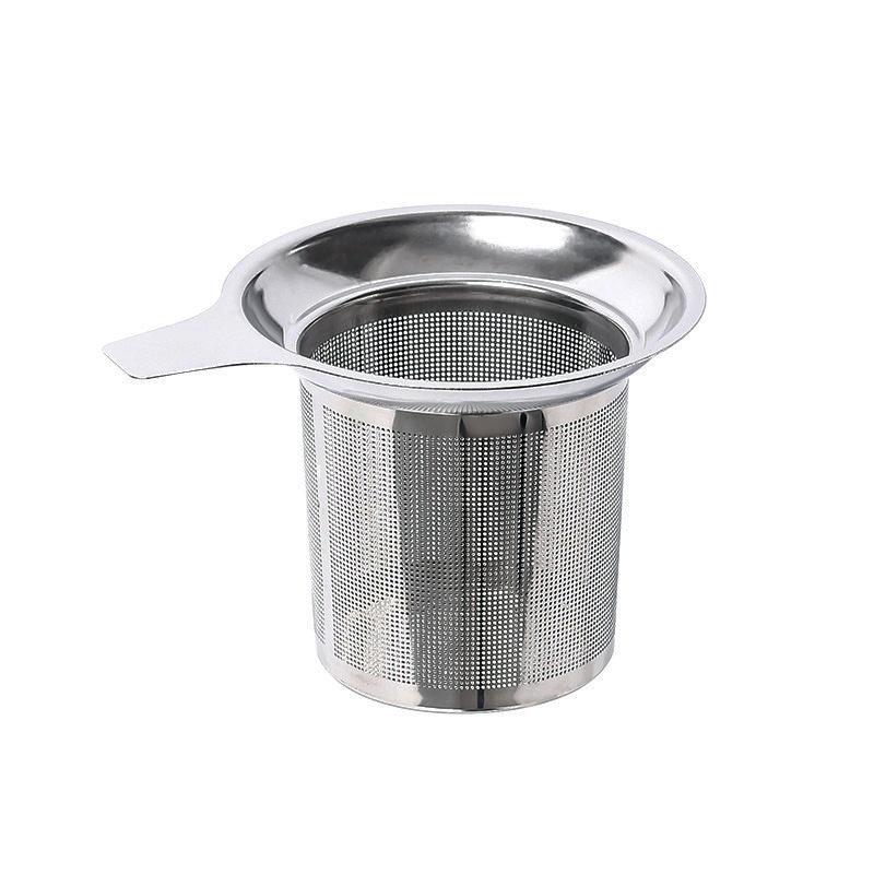 HARD Stainless Steel 18/8 Tea Basket Loose Leaf Tea Steeper for Hanging on Teapots Mugs Cups