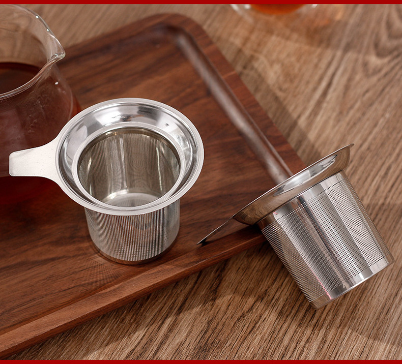 HARD Stainless Steel 18/8 Tea Basket Loose Leaf Tea Steeper for Hanging on Teapots Mugs Cups