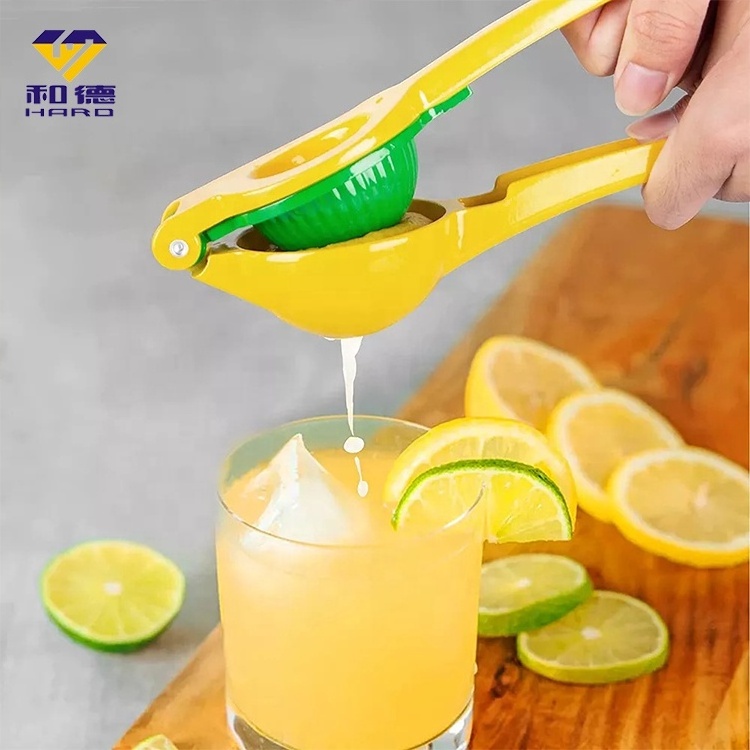 Lemon Lime Squeezer Kitchen Gadget Fruit Juicer One Large One Small Two Pieces Manual Lemon Press Juice Squeezer