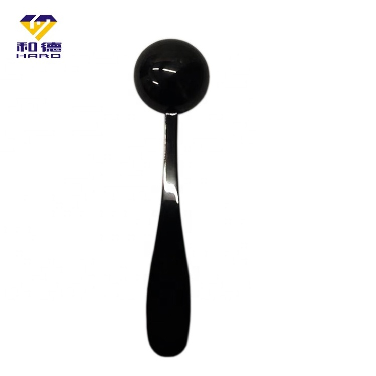 5 ml Stainless Steel Black Measuring Spoon Tea Coffee Scoop Matcha Spoon with Custom Logo