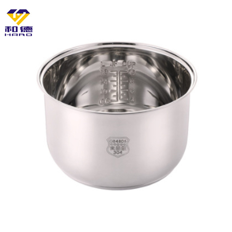 Customized Aluminium Stainless Steel  Electric pressure cooker liner Rice cooker