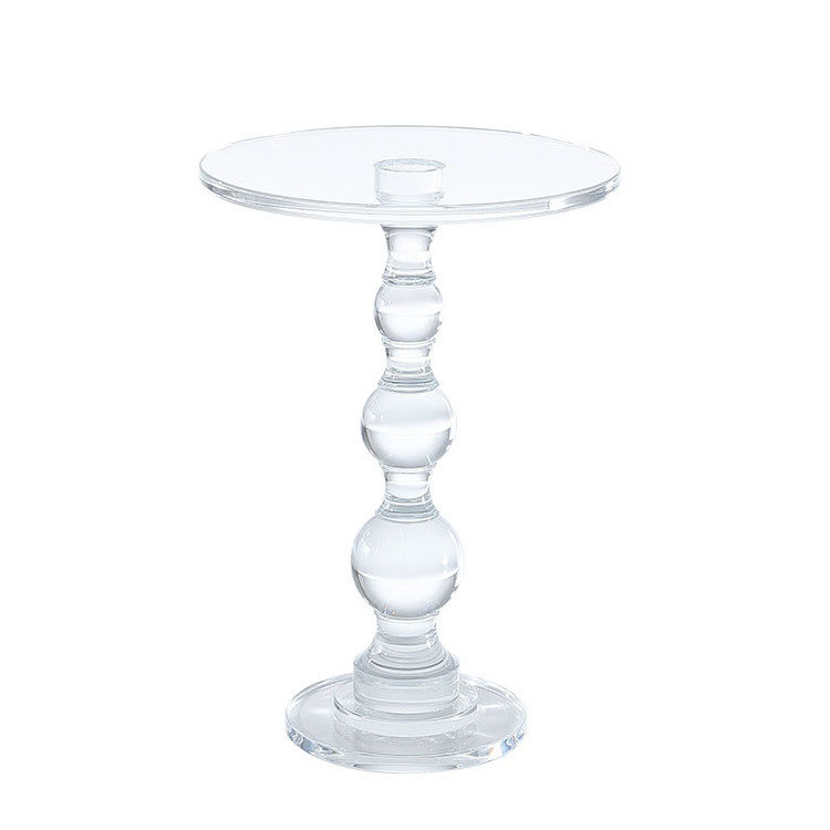 Manufacturer transparent luxury acrylic furniture customized acrylic round table