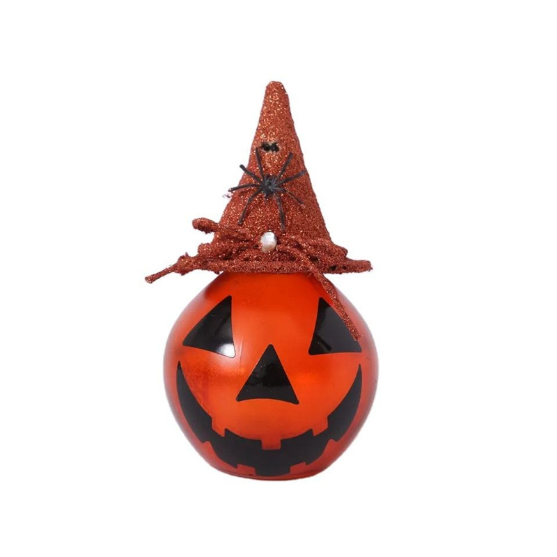 Home Decorative  Haunted House Custom Multiple Props Jack-o Lantern  Glass Pumpkin Halloween glass Outdoor Decoration