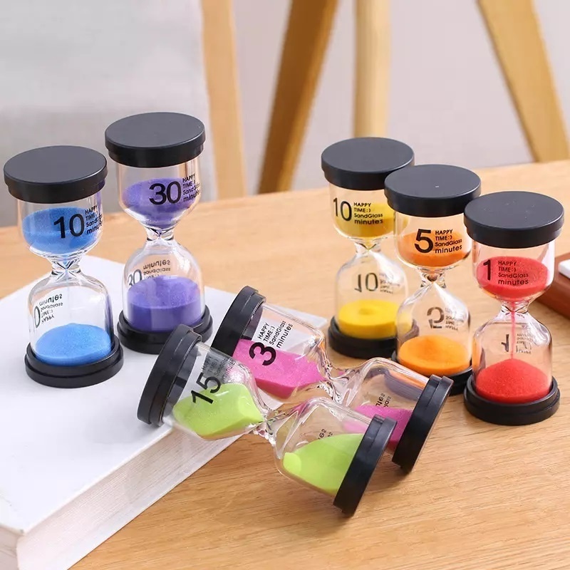 1/3/5/10/15/20 Hourglass Minutes Sand Watch Sandglass Timer Watch Clock Kids Gift Sand Timer Hour Home Decoration