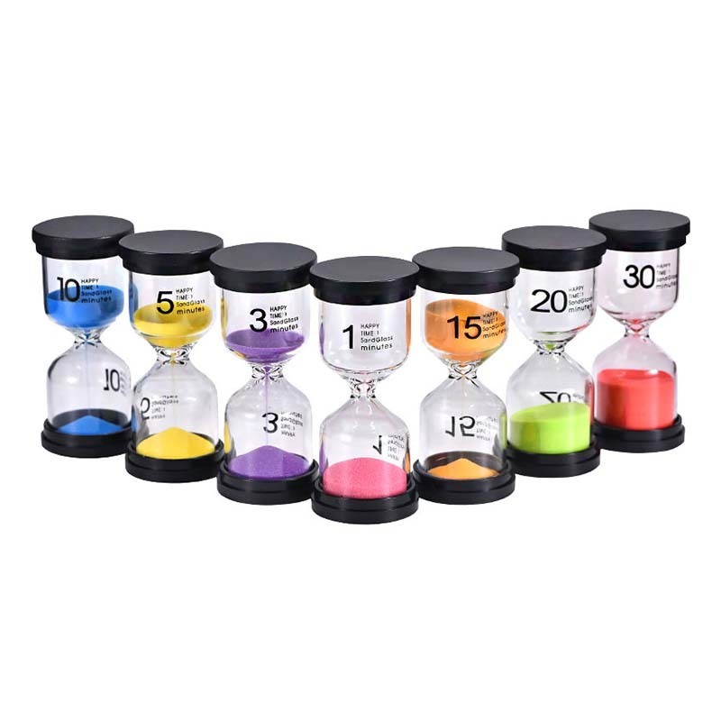 1/3/5/10/15/20 Hourglass Minutes Sand Watch Sandglass Timer Watch Clock Kids Gift Sand Timer Hour Home Decoration