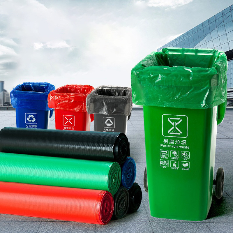 eco friendly garbage bags 100%biodegradable plastic bags thick heavy duty dustbin rubbish garbage trash bags