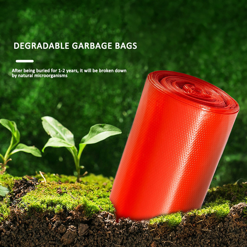 eco friendly garbage bags 100%biodegradable plastic bags thick heavy duty dustbin rubbish garbage trash bags