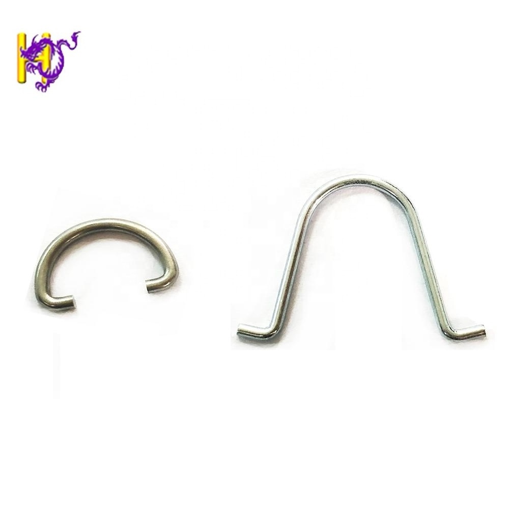 Custom shape stainless steel wire bending formed spring lifting handle