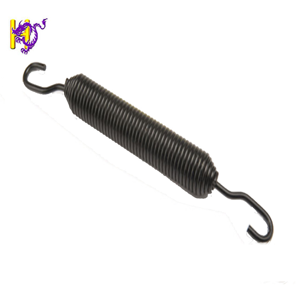 HEZHI 65Mn Phosphating Heavy Duty Brake Spring With Double Hooks For Trucks Barrier Gate Spring