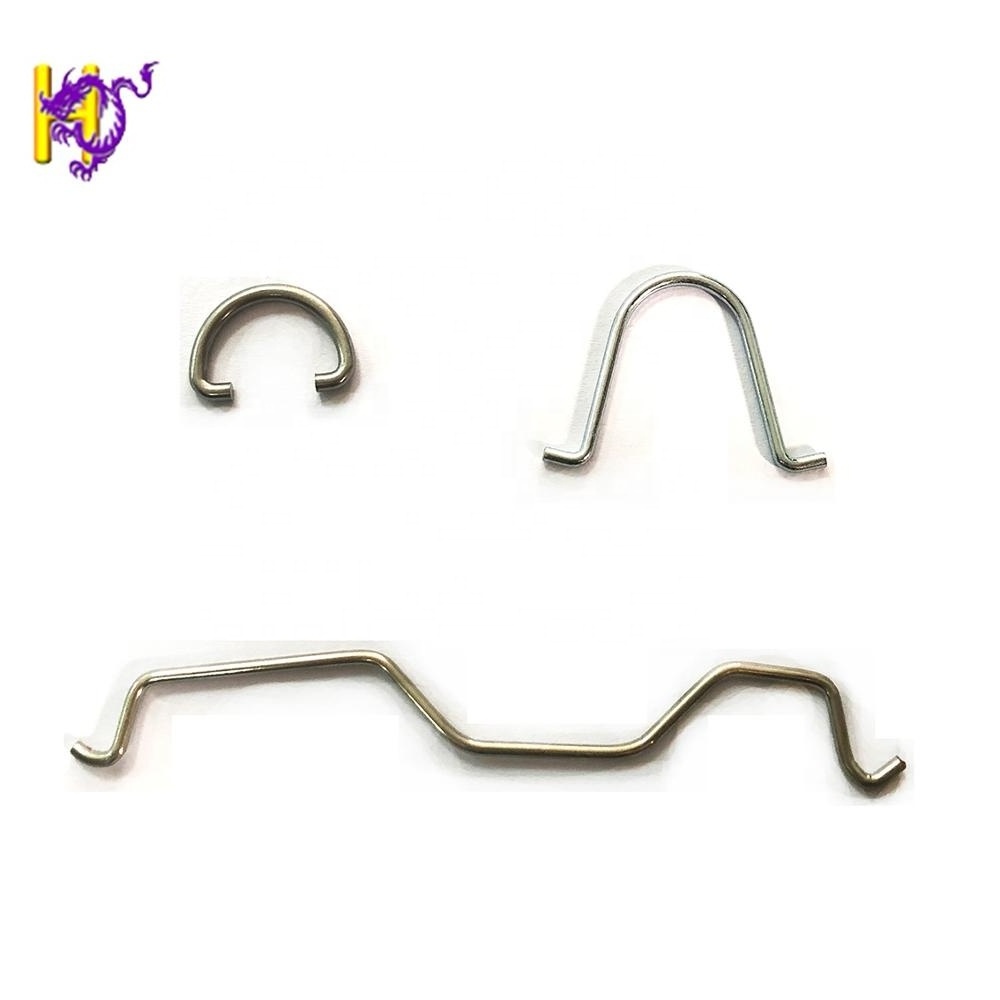 Custom shape stainless steel wire bending formed spring lifting handle