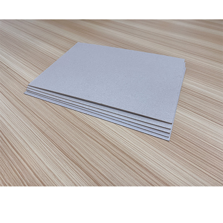 Wholesale 350g grey carton board paper  grey board paper sheets