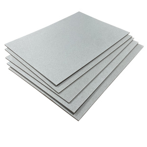 Wholesale 350g grey carton board paper  grey board paper sheets