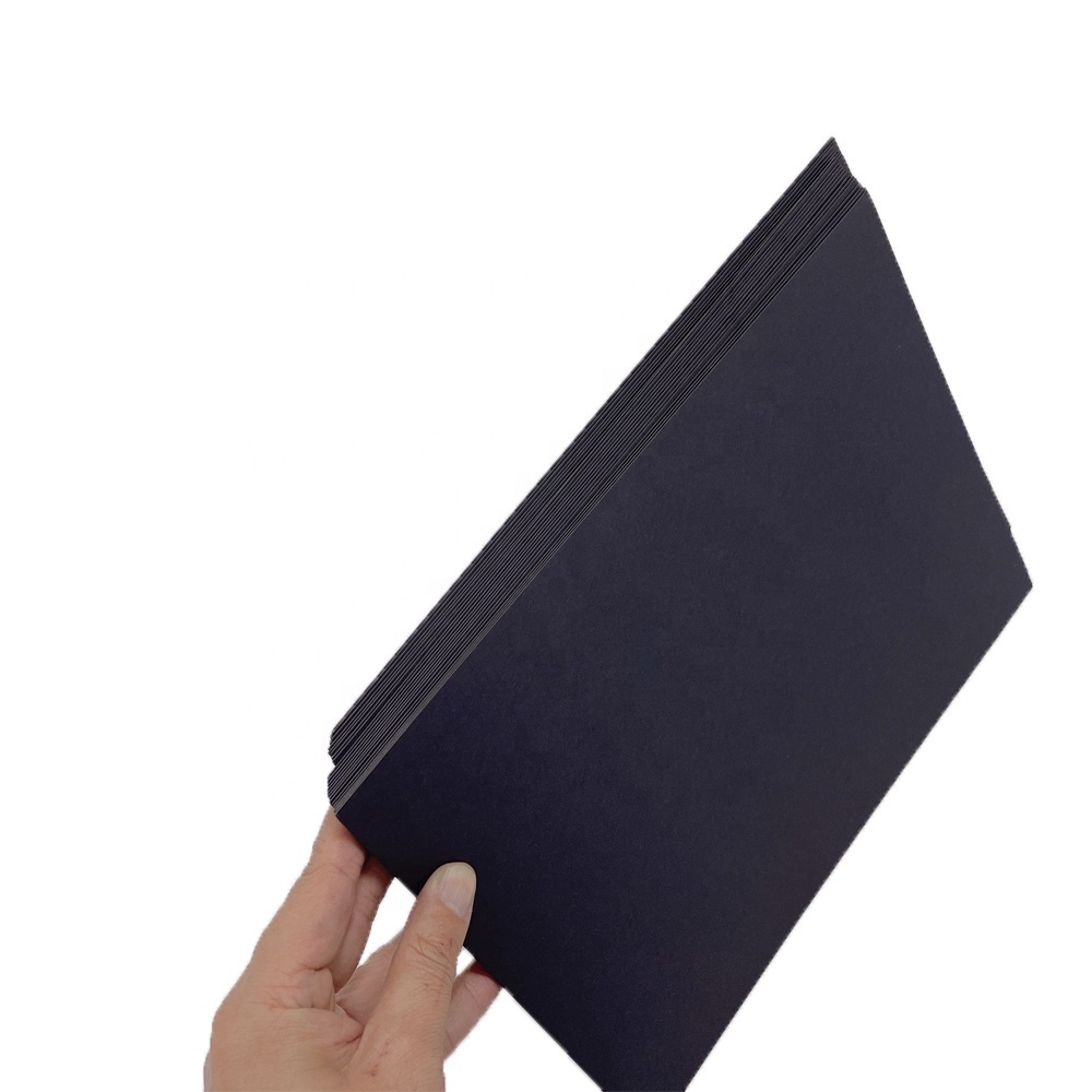 Chinese Best Quality 300 Gsm 4mm Thick Black Paper Board