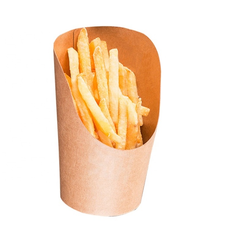 Skew Kraft Cups French Fries Disposable Egg Cups  Ice Cream Cups Fried Chicken Cartons