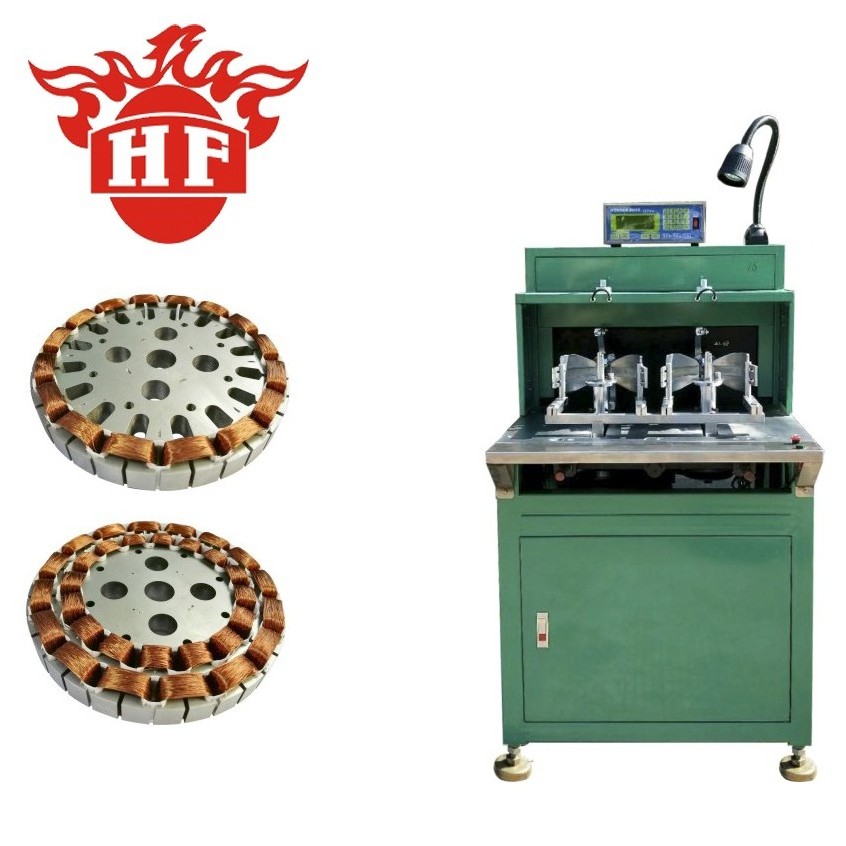 Automatic fan coil winding machine for electric motors