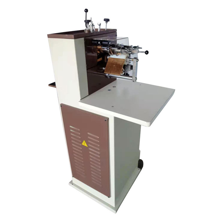 Leather  Belt Production Machinery 2 in 1 Laminating and edges cutting trimming machine