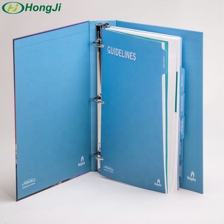 Custom Printing 3 Ring Binder A5  A4  B6 File Holder 6 Paper Ring Binder